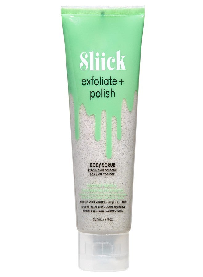 Sliick Exfoliate and Polish Body Scrub, Infused with Pumice and Glycolic Acid, 7 oz - Image 1
